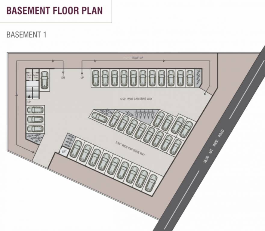 centre Rajshree Centre Basement 1 Cluster Plan