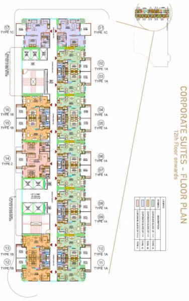  santoni Civiltech Santoni Cluster Plan For 12th Floor