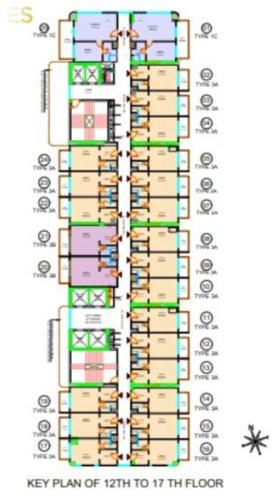  santoni Civiltech Santoni Cluster Plan From 12th To 17th Floor