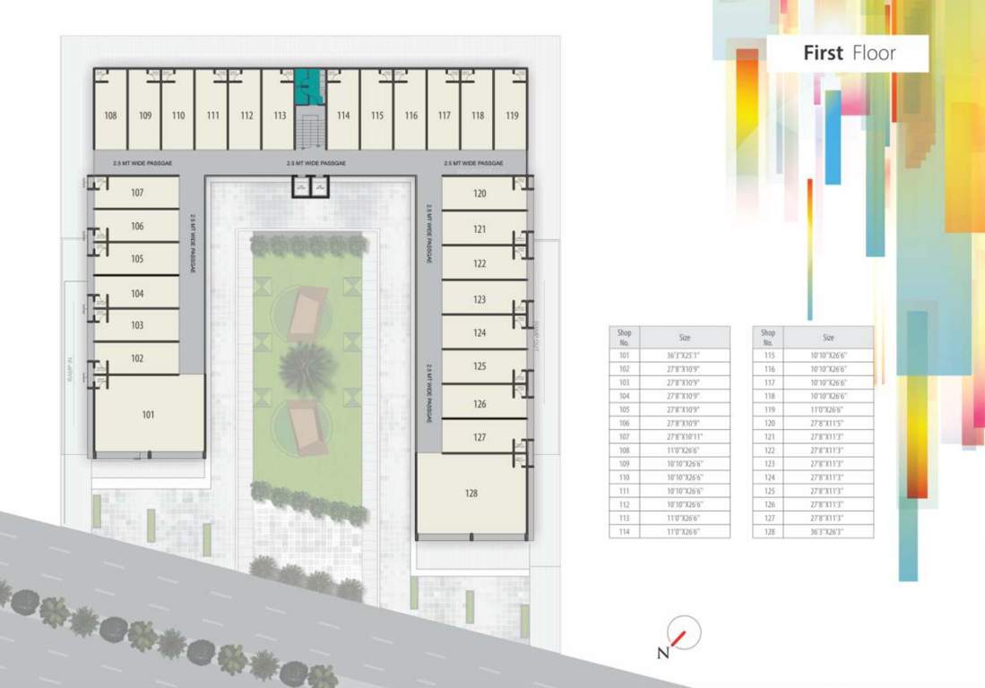  plaza 95 Plaza 95 Cluster Plan for 1st Floor