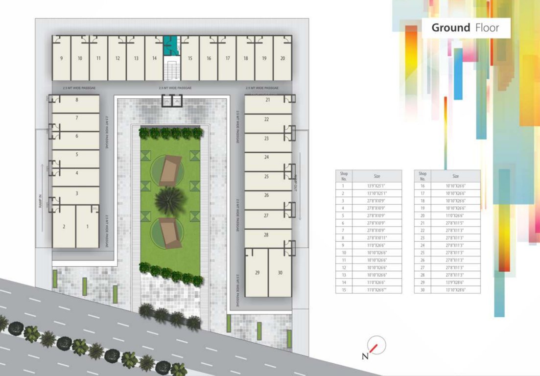  plaza 95 Plaza 95 Ground Floor Cluster Plan