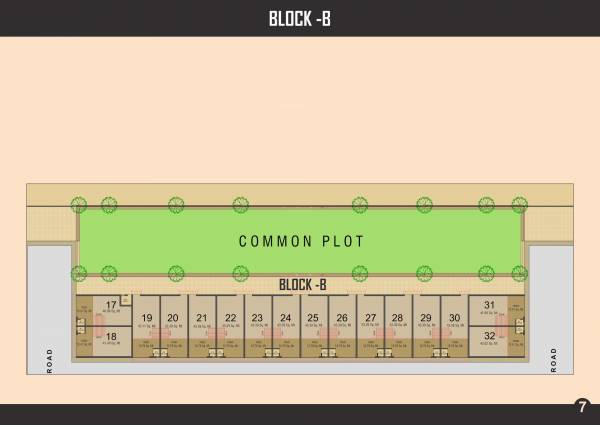  krishna-industrial-hub Block B Typical Floor Cluster Plan