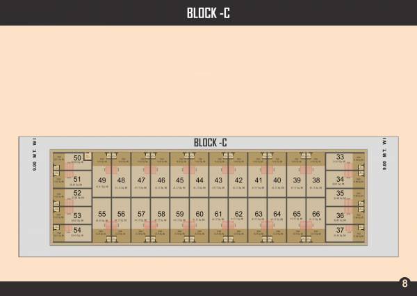  krishna-industrial-hub Block C Typical Floor Cluster Plan