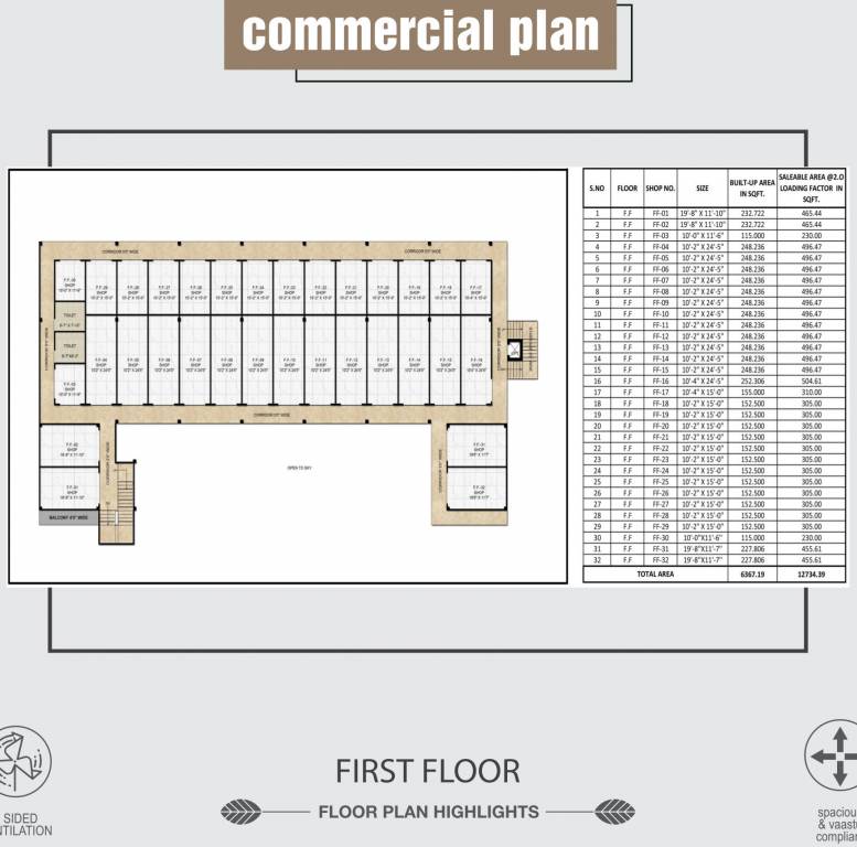 happy mart Happy Mart Cluster Plan For 1st Floor