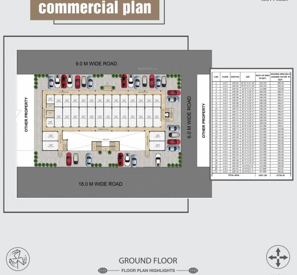  happy-mart Happy Mart Ground Cluster Plan