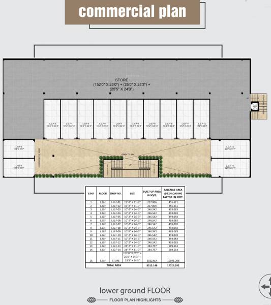  happy-mart Happy Mart Lower Ground Cluster Plan