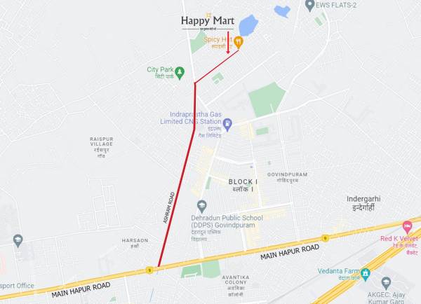  happy-mart Location Plan