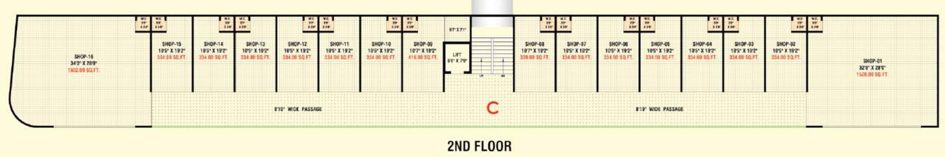  ariix industrial park Block C Cluster Plan For 2nd Floor