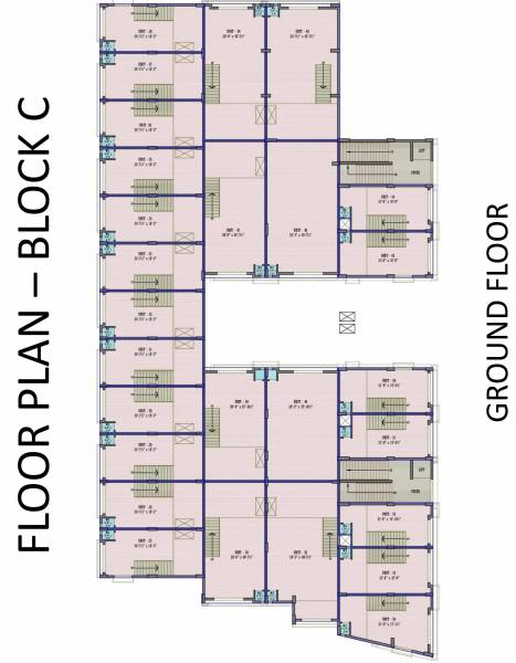  s-p-square C Wing Ground Cluster Plan