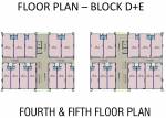  s-p-square D wing Cluster Plan For 4th & 5th Floor