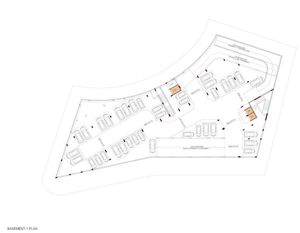  southtrade 1 Basement 1 Cluster Plan