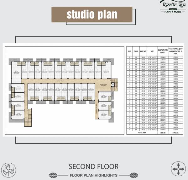  happy-mart- Happy Mart Cluster Plan For 2nd Floor