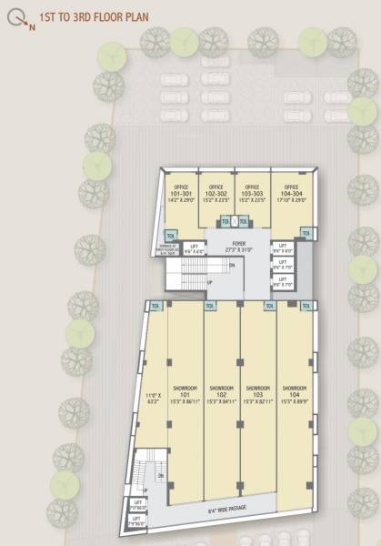  centrum-heights A Cluster Plan From 1st To 3rd Floor