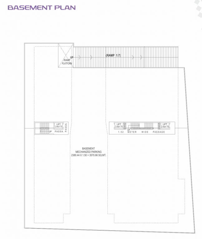  prince cube Tower  01, 02 Basement Cluster Plan