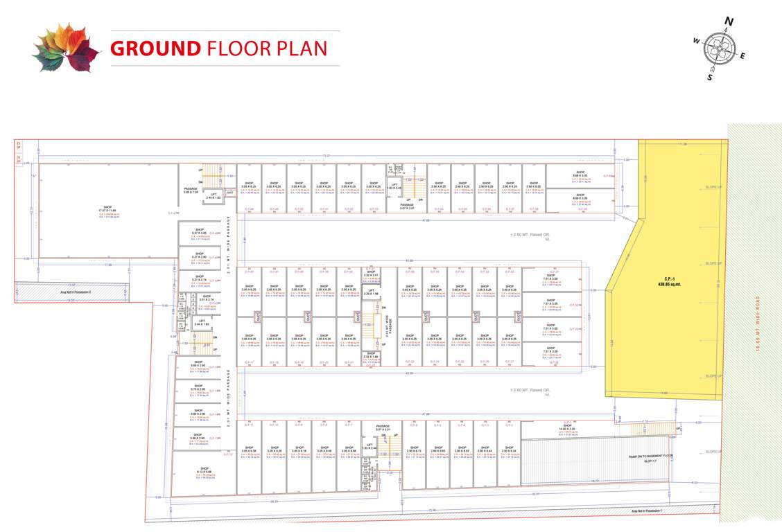  rangila park 1 Cluster Plan For Ground Floor