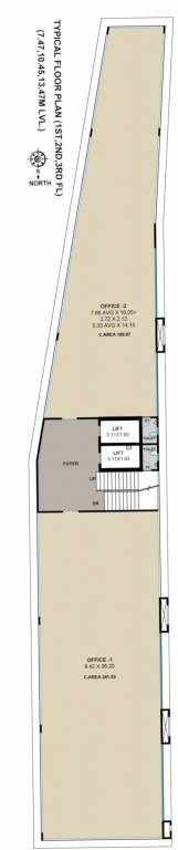 business bay center A Typical Cluster Plan