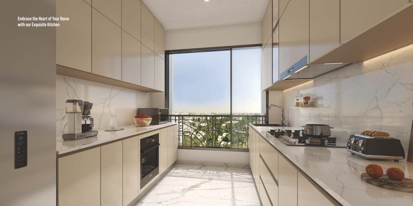  embraze redevelopment of shree sahawas chsl Kitchen