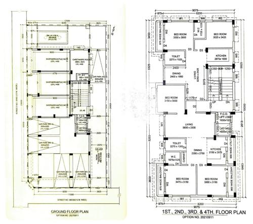  tansam-individual-project Tansam Individual Project Cluster Plan from ground to 4th Floor