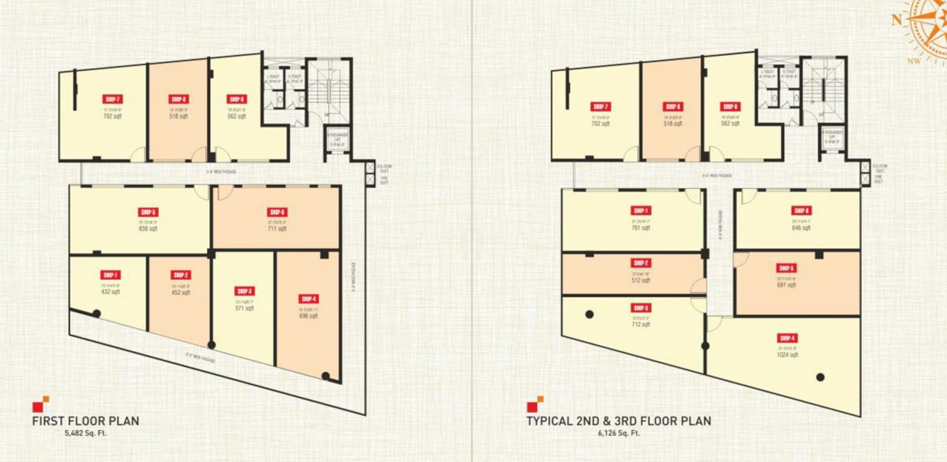  city square City Square Cluster Plan from 1st to 3rd Floor