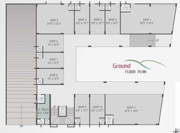  silicone-hills Block C Cluster Plan for ground Floor