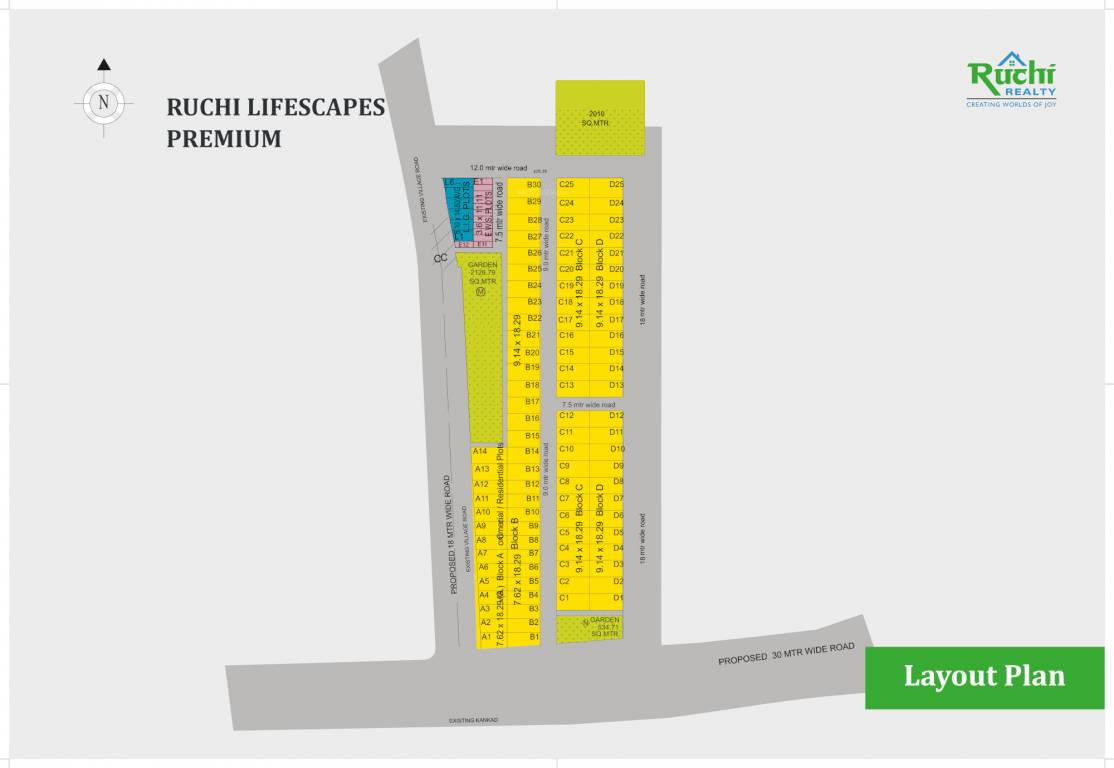  ruchi lifescapes premium Layout Plan