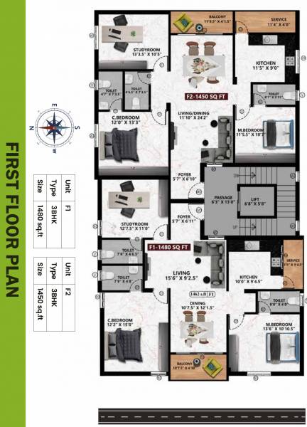  valia Viva Valia Cluster Plan For 1st Floor