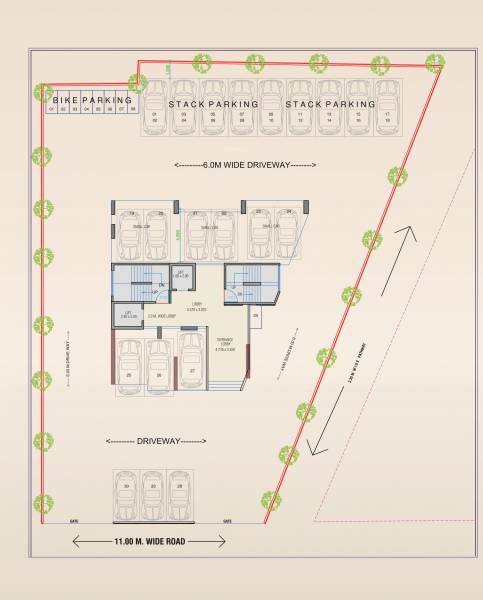  tharwanis-sky-view Sky View Cluster Plan for ground Floor