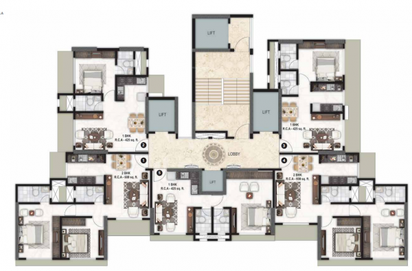  aura Aura Wing A Cluster Plan