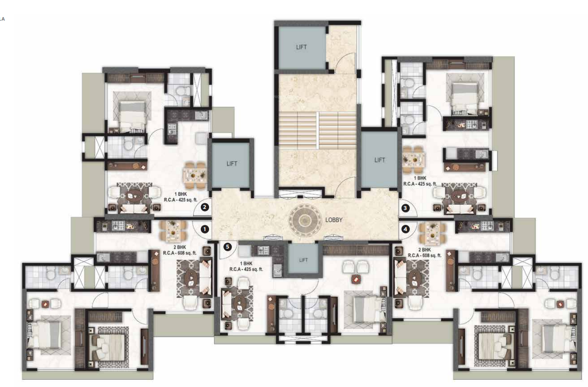  aura Aura Wing A Cluster Plan