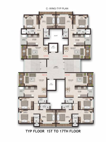  shyam-ananta Wing A Cluster Plan