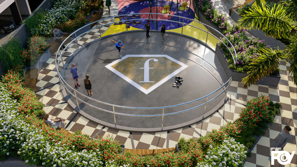  f premium Skating Rink