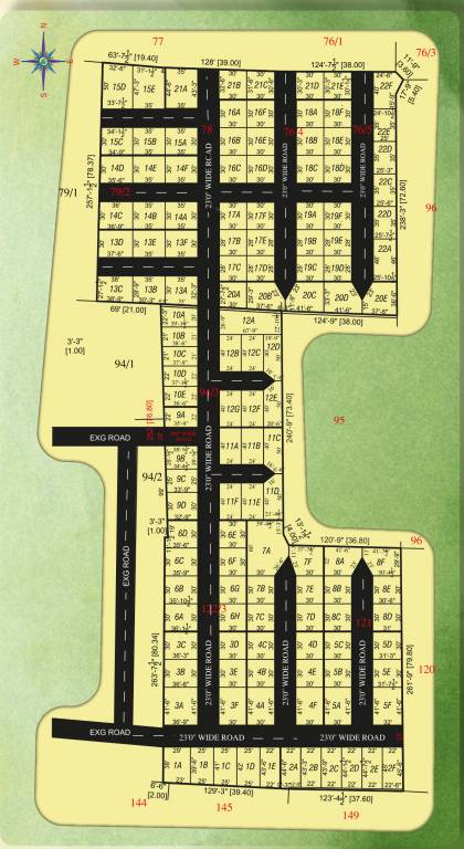  siva garden Layout Plan