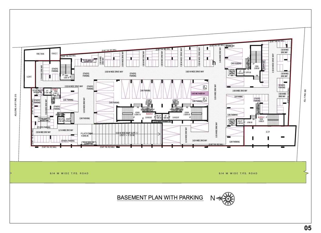  sumeru navkar Block A Cluster Plan