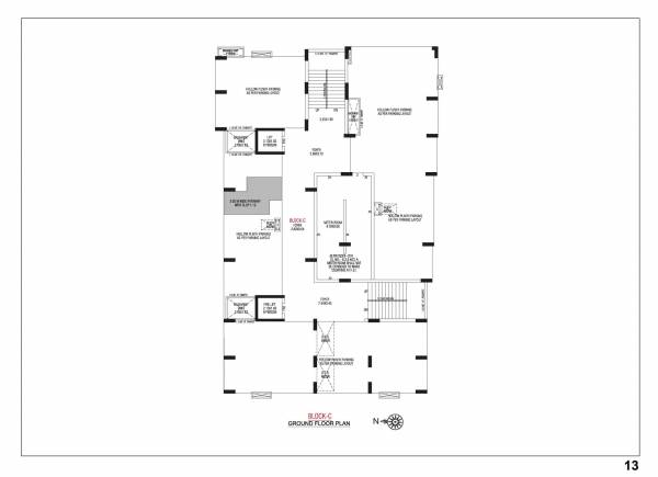  sumeru-navkar Block C Cluster Plan for ground Floor