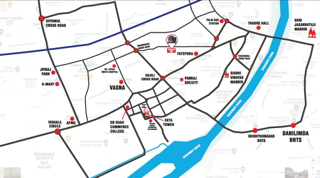  sumeru navkar Location Plan