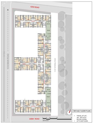  new-launch-gift-city Block A Cluster Plan for Refugee Floor