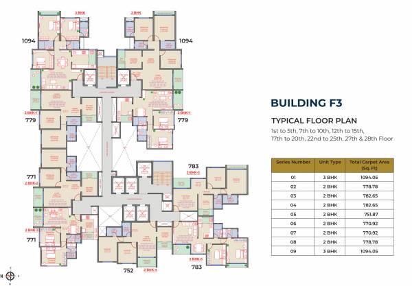  33-central-avenue Wing F-3 Cluster Plan