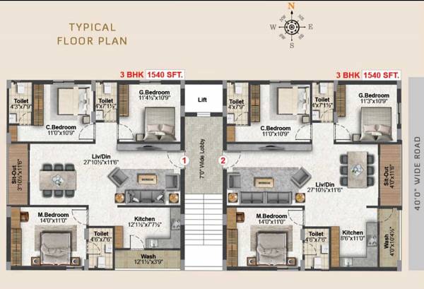 blooms Blooms Cluster Plan