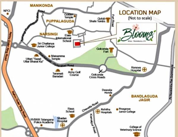  blooms Location Plan