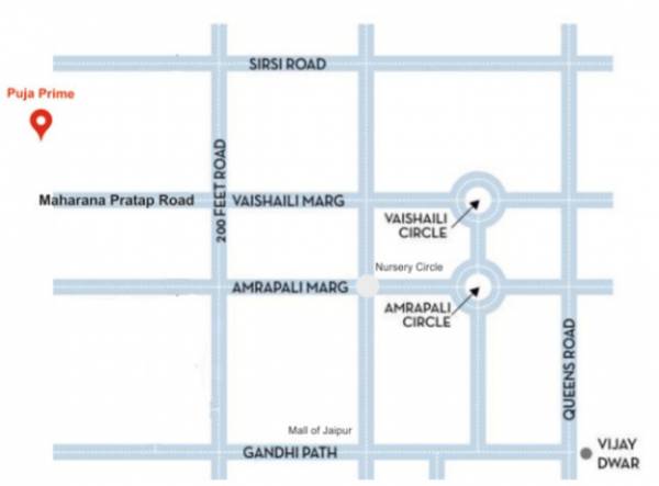  puja-prime Location Plan