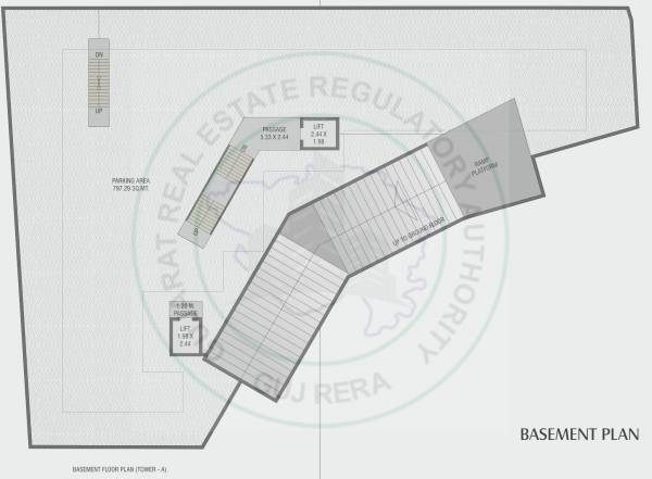  anaya Tower A Basement Cluster Plan