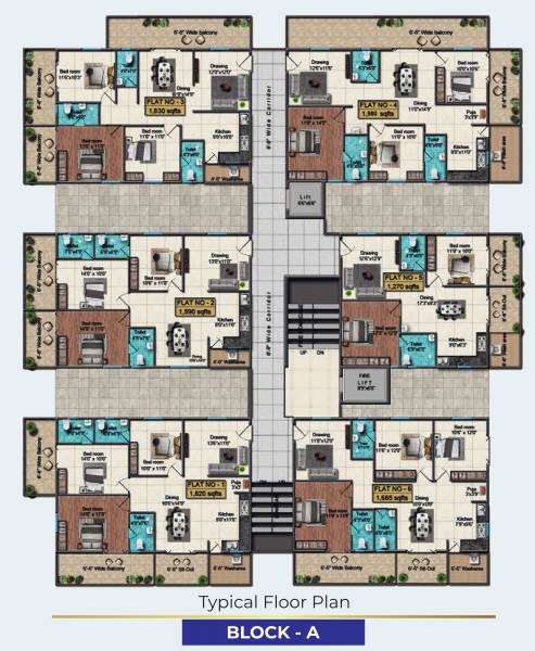  sai-keerthi-lake-view Block A Cluster Plan