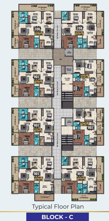  sai keerthi lake view Block C Cluster Plan