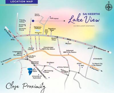  sai-keerthi-lake-view Location Plan