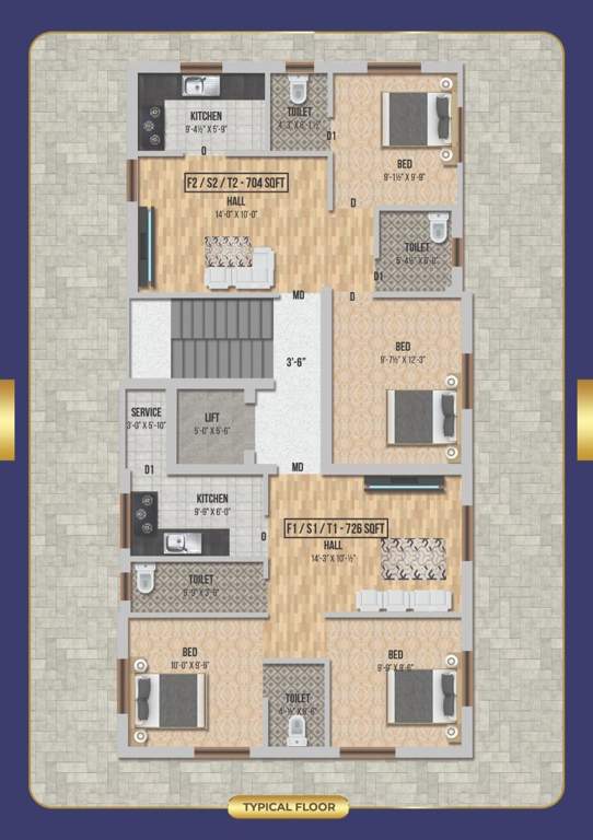  sri sai tharun flats Sri Sai Tharun Enclave Cluster Plan