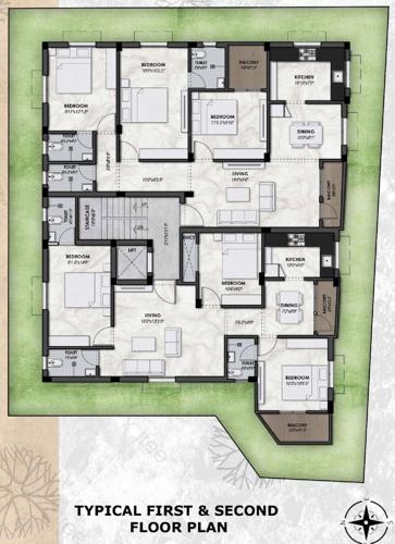  sai-shree-flat Sai Shree Flat Cluster Plan From 1st To 2nd Floor