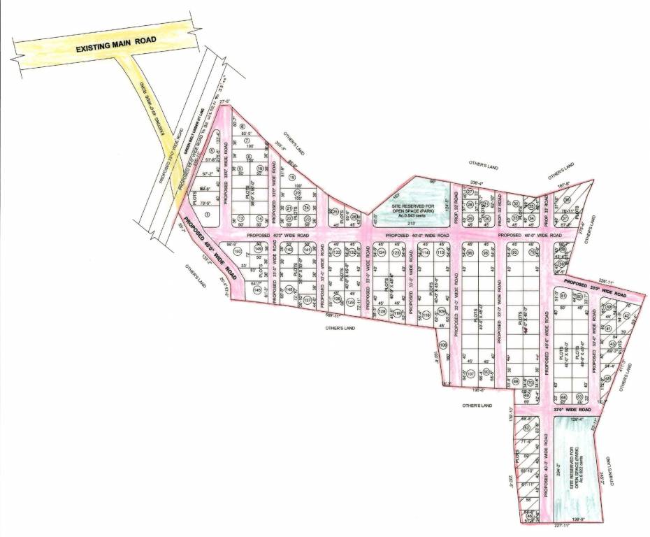  golden city phase i Layout Plan