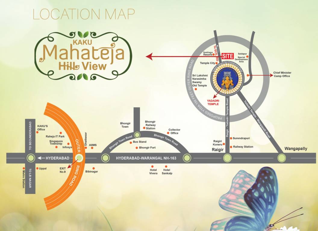  mahateja hill view Location Plan