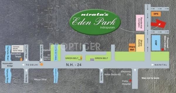 Nirala Eden Park 1 Location Plan