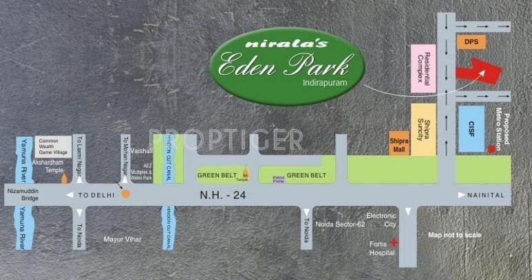 Nirala Eden Park 1 Location Plan